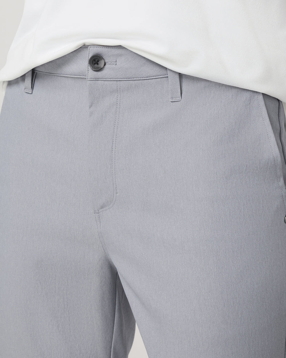 Vuori Cascade Tech Chino Athletic Slim Fit 32" Heather Grey