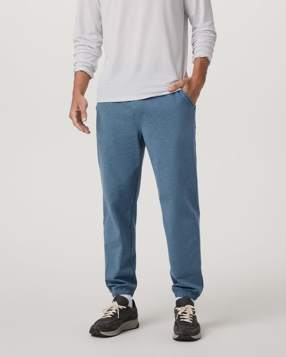 Vuori Men's Coronado Sweatpant 30" Pool Blue Heather