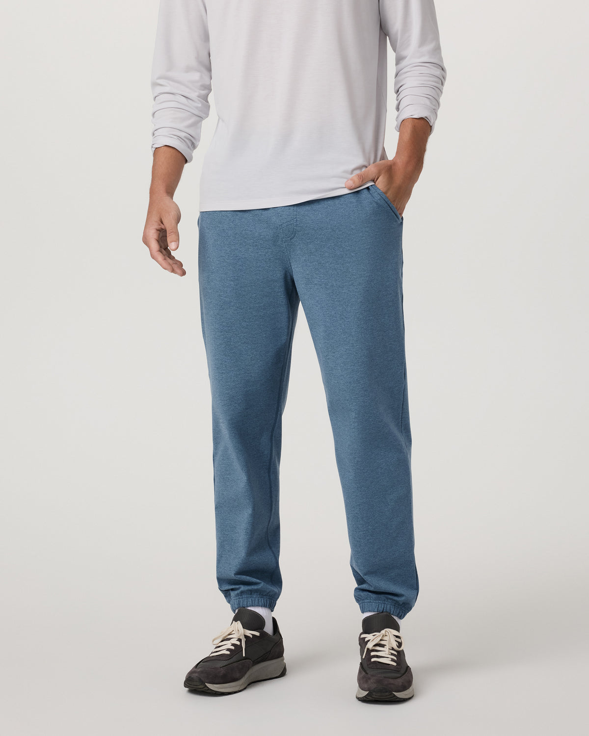 Vuori Men's Coronado Sweatpant 30" Pool Blue Heather