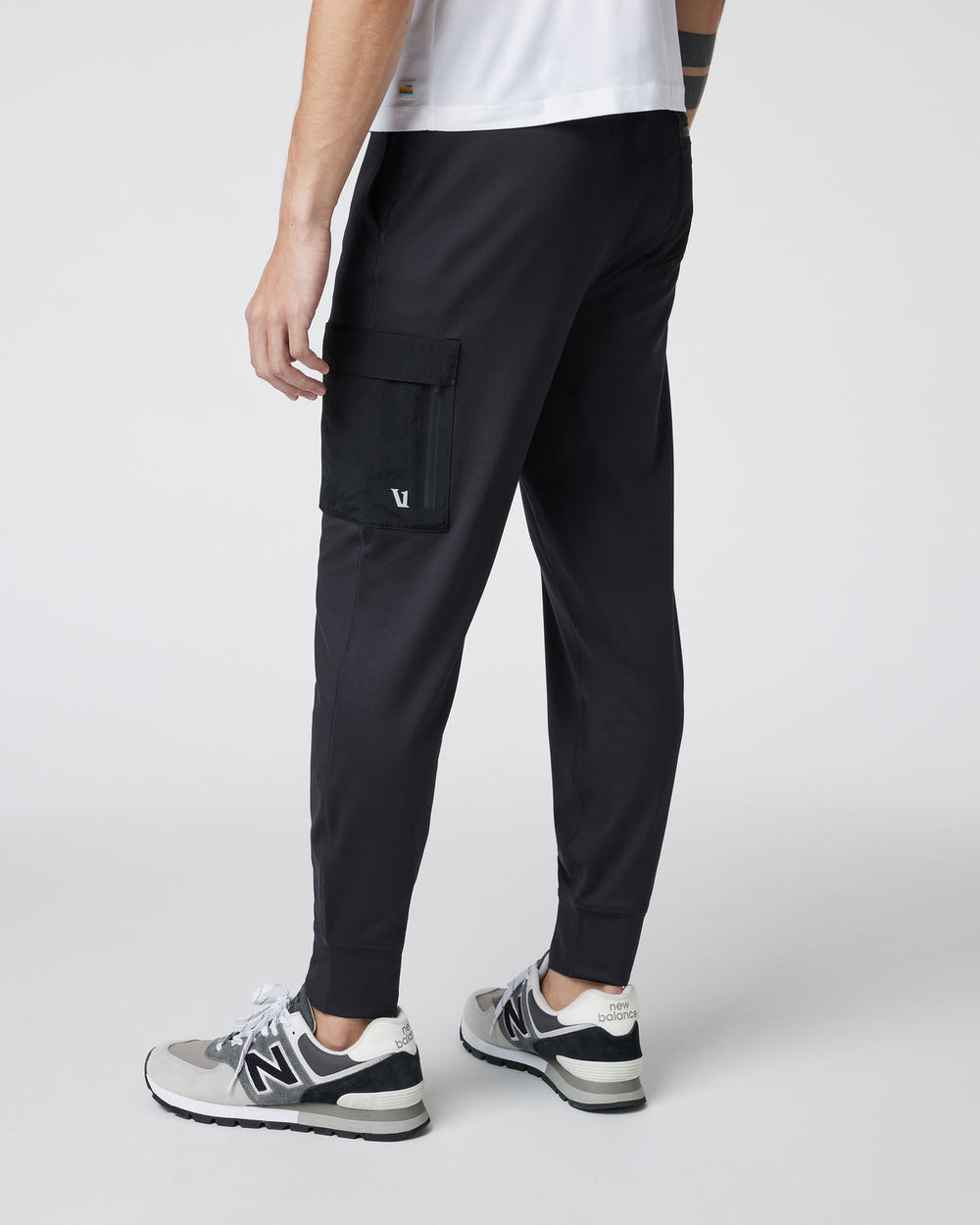 Vuori Sunday Utility Jogger Men's Black Cargo Joggers
