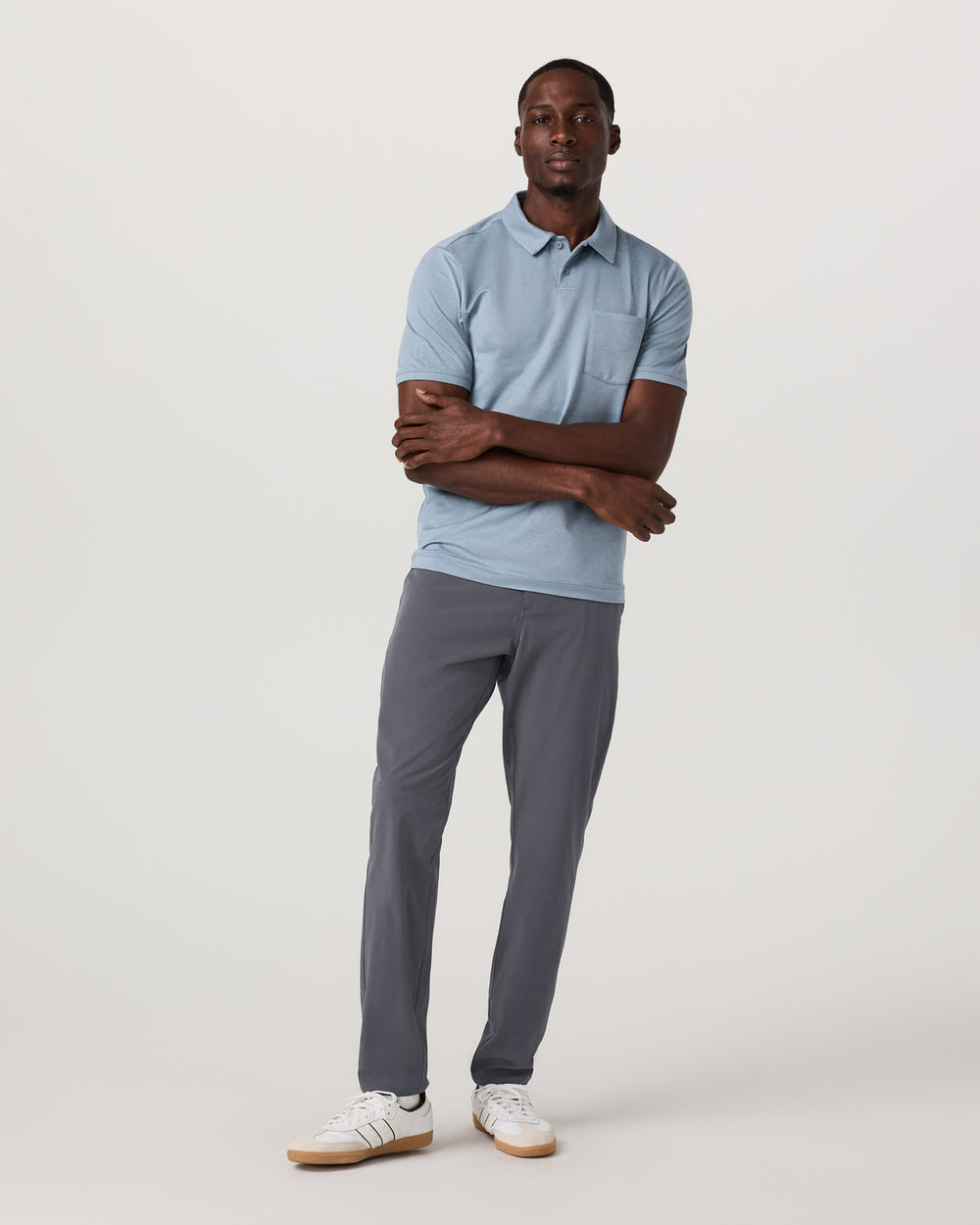 Vuori Aim Pant Men's Moonlight Athletic Slim Fit 32" Inseam