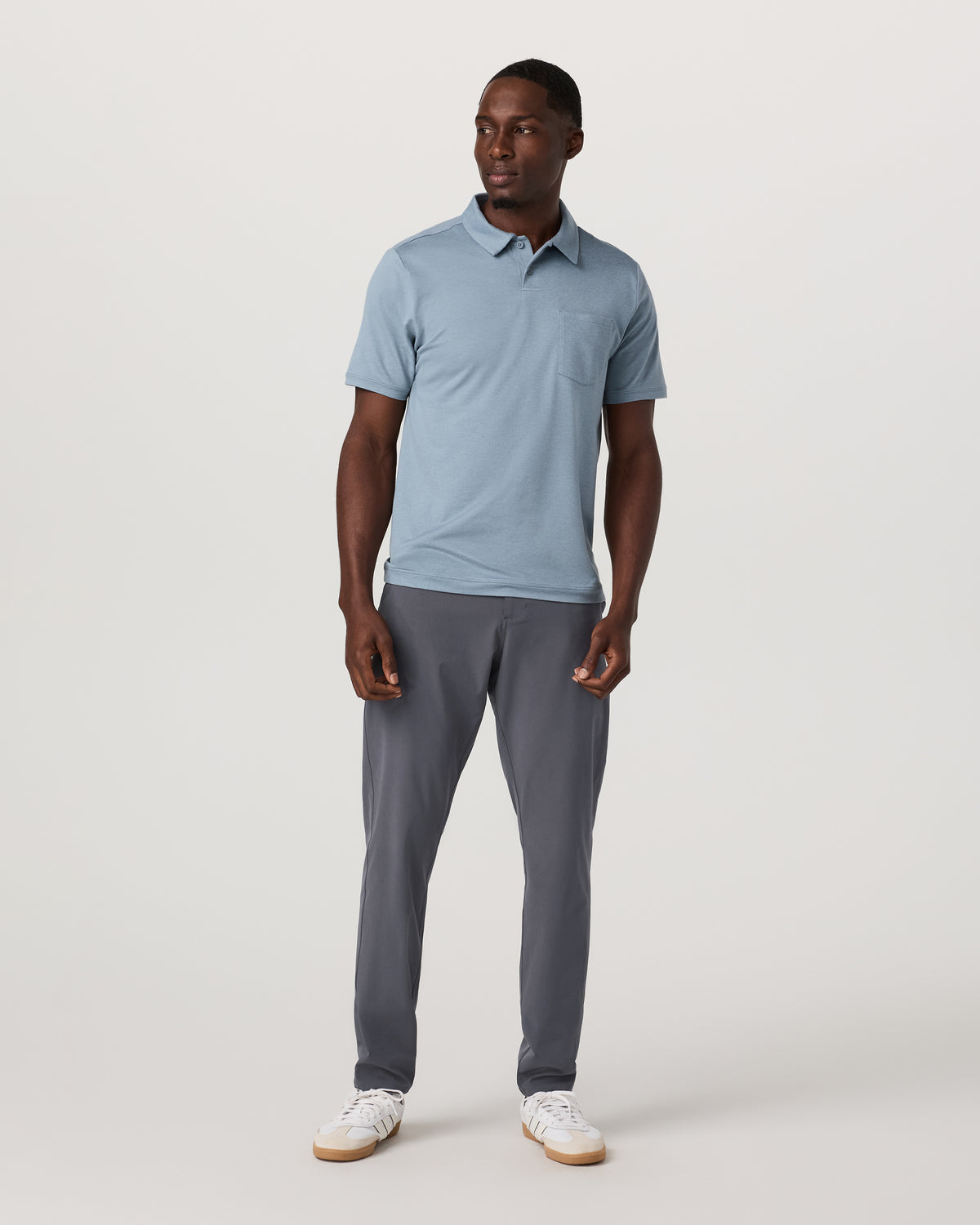 Vuori Aim Pant Men's Moonlight Athletic Slim Fit 32" Inseam