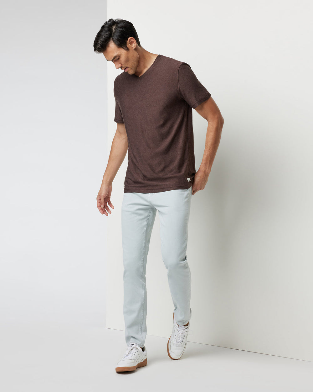 Vuori Benton Stretch Twill Pant Men's Sky Grey Twill Pants