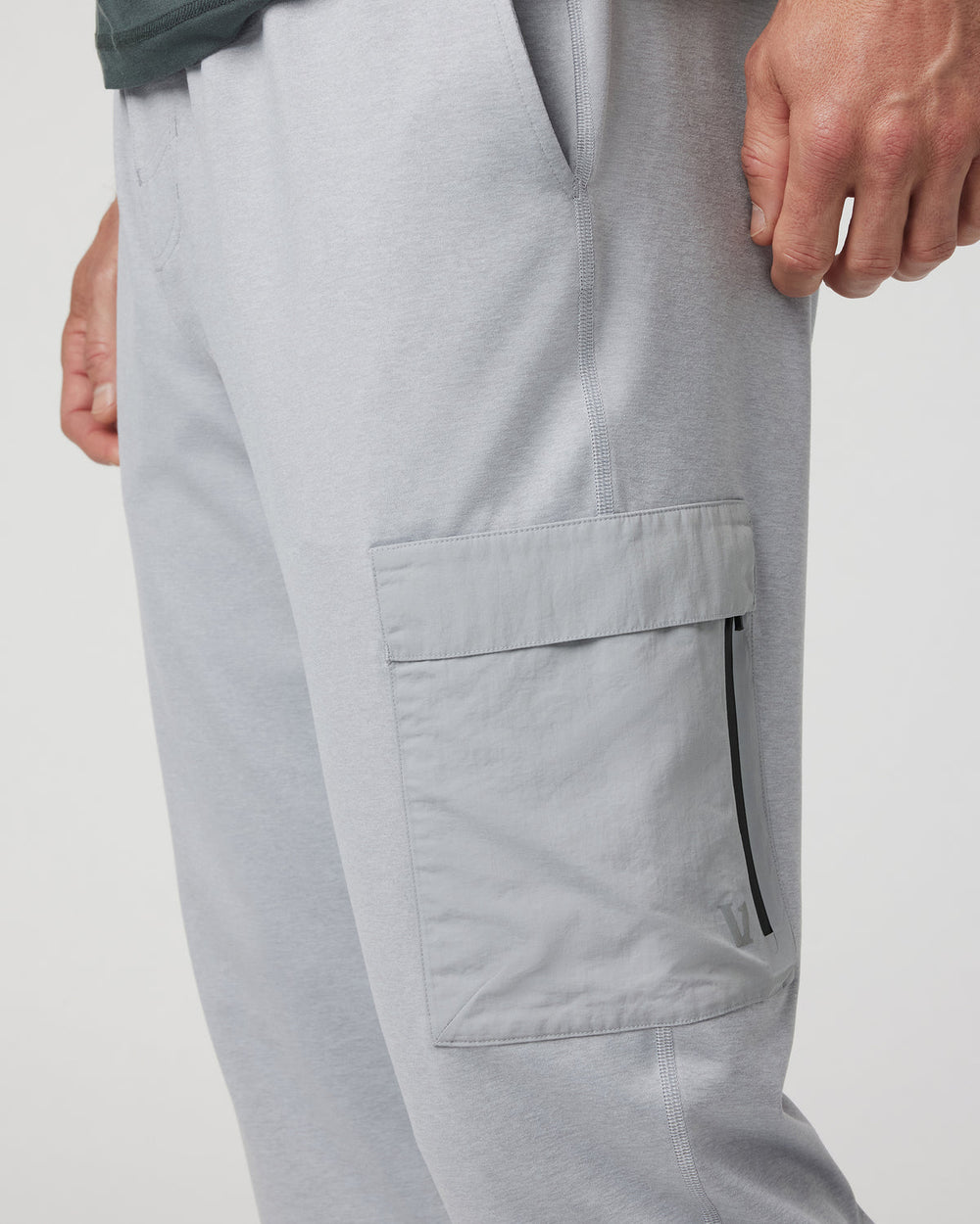 Vuori Sunday Utility Jogger Men's Platinum Cargo Joggers