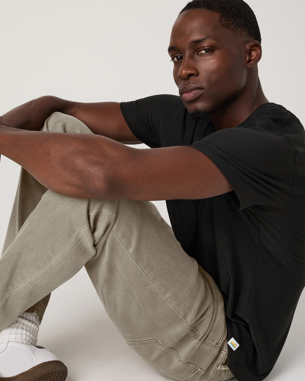 Vuori Benton Stretch Twill Pant Athletic Slim Fit 32" Taupe