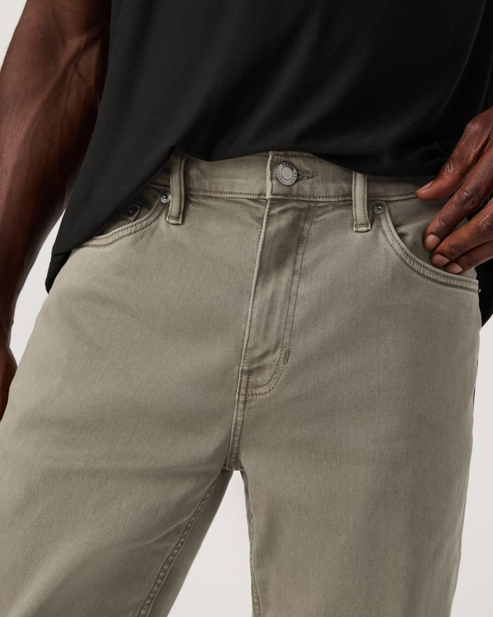 Vuori Benton Stretch Twill Pant Athletic Slim Fit 30" Taupe