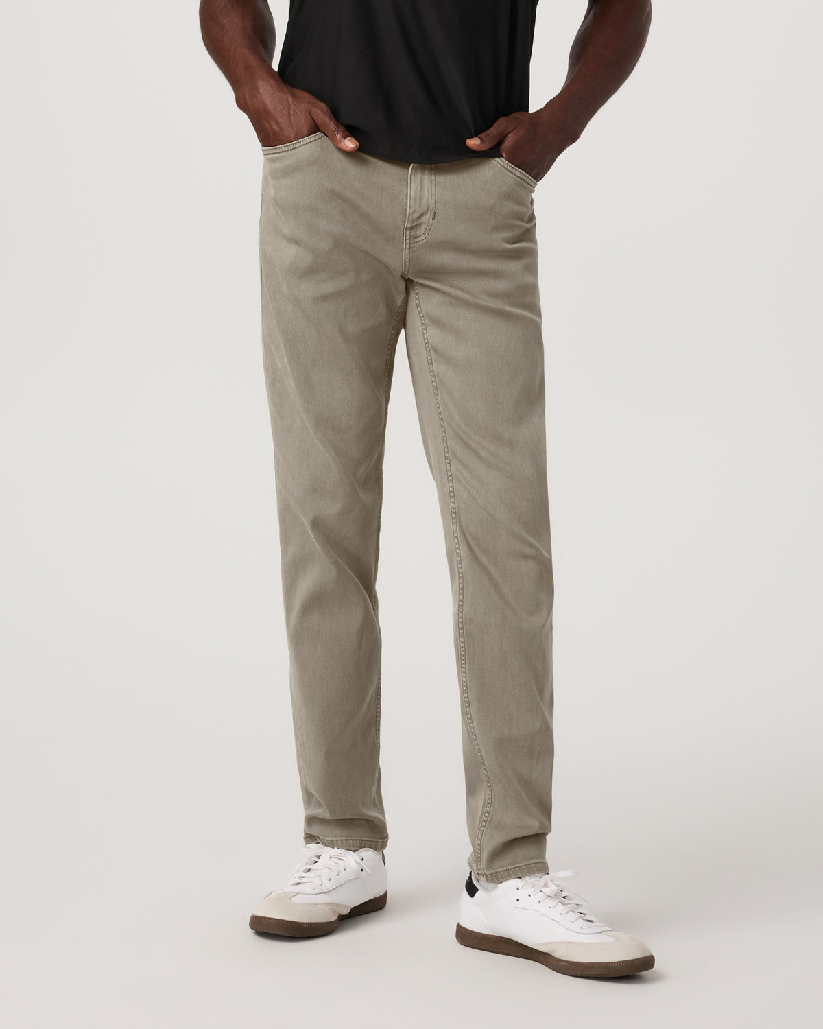 Vuori Benton Stretch Twill Pant Athletic Slim Fit 30" Taupe