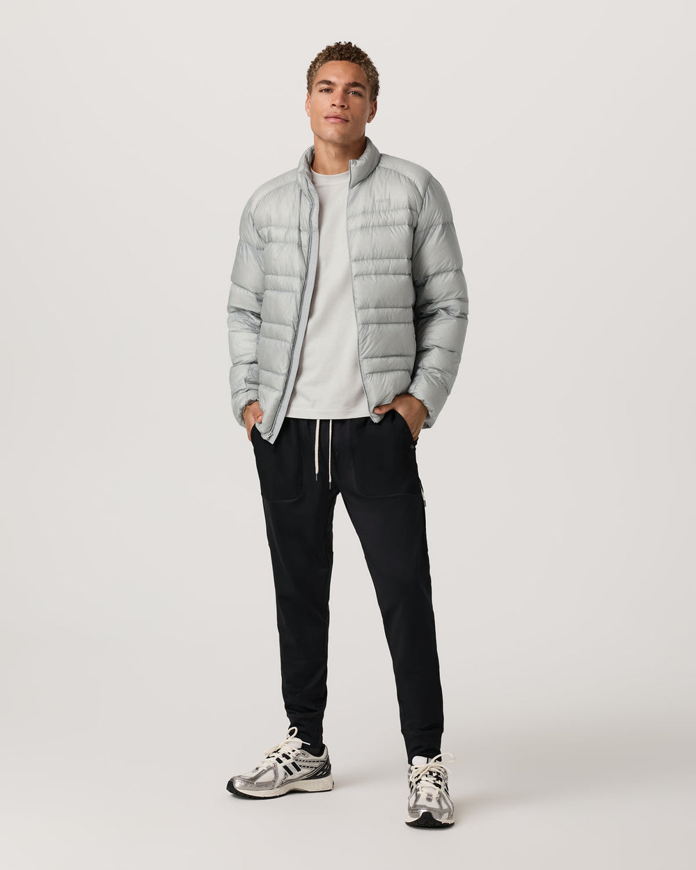 Vuori Sunday Mixed Media Jogger 28" Men's Black Joggers