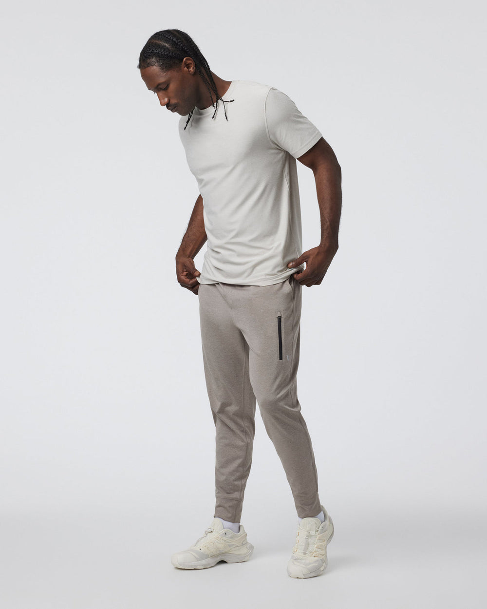 Vuori Sunday Performance Jogger Mocha Heather