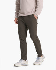 Vuori Cascade Tech Chino Pant Athletic Slim Fit 30" Dark Oregano