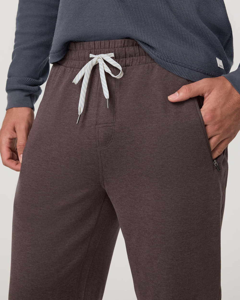 Vuori Men's Ponto Performance Jogger Sangria Heather