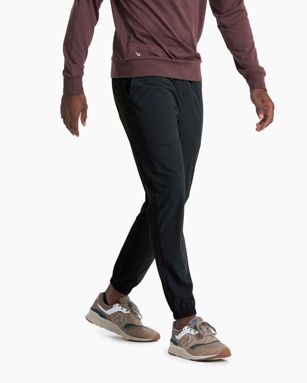 Vuori Fleet Jogger Men's Black Training Joggers