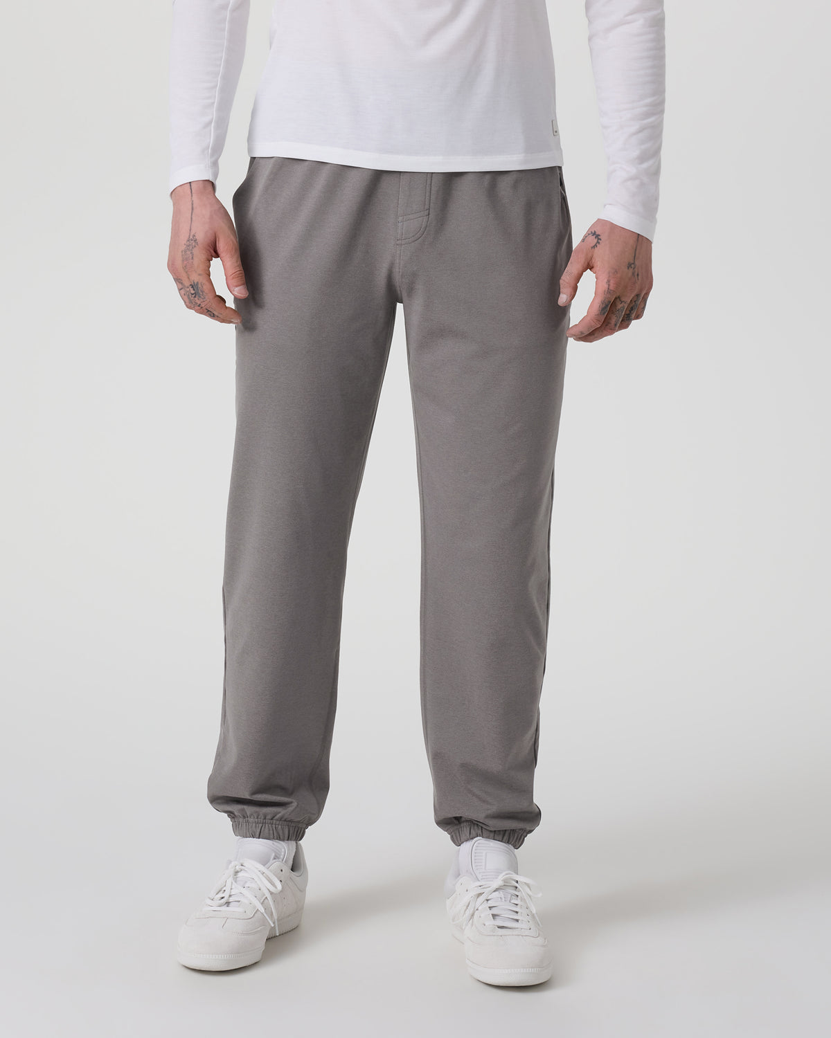 Vuori Coronado Performance Sweatpant Classic 28" Dolomite Heather