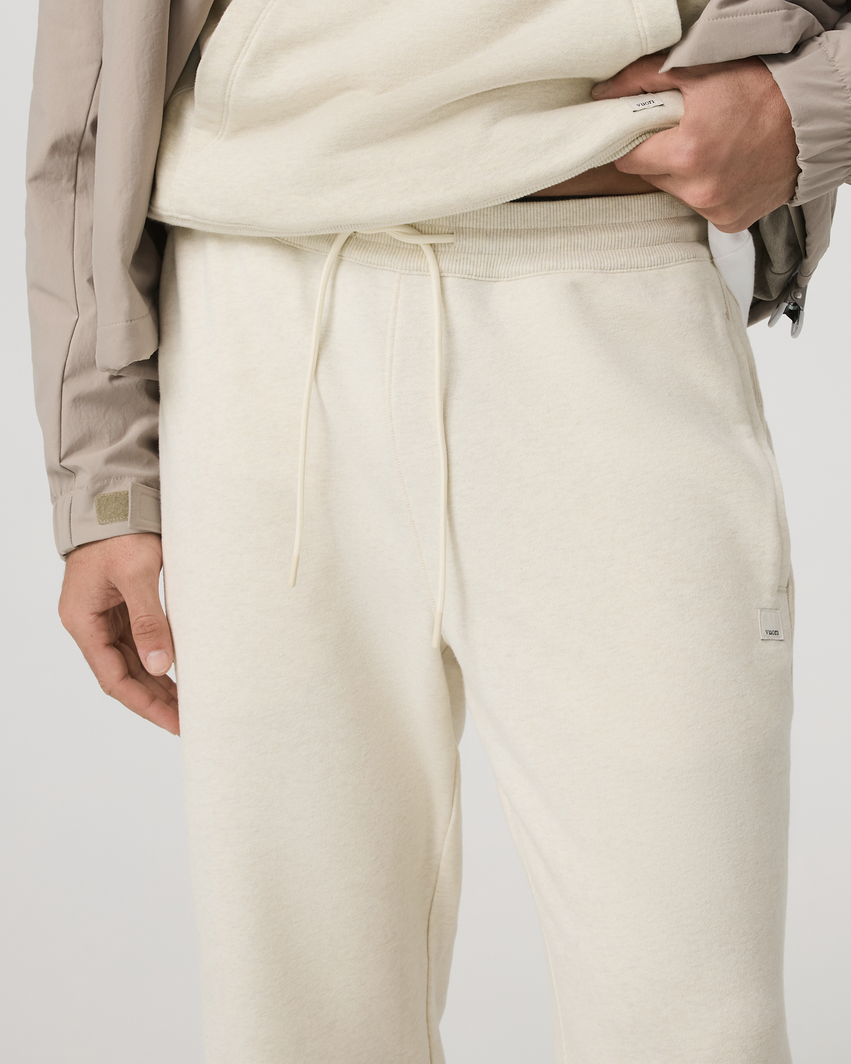 Vuori Men's Cypress Vintage Jogger 28" Buttermilk Heather