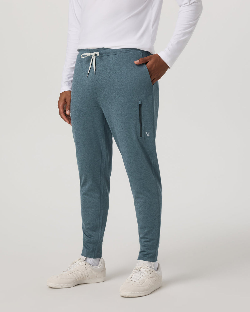Vuori Sunday Performance Jogger 28" Blue Sea Heather Joggers