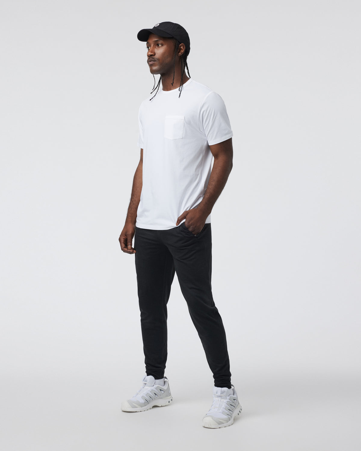 Vuori Ponto Performance Jogger Athletic Slim Fit 30" Black Heather