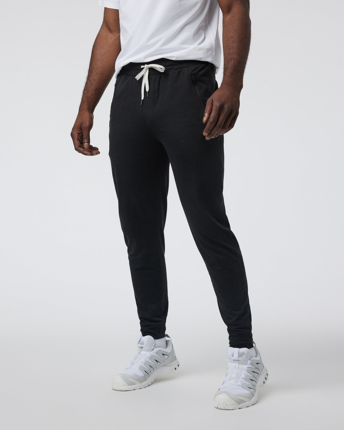 Vuori Ponto Performance Jogger Athletic Slim Fit 30" Black Heather