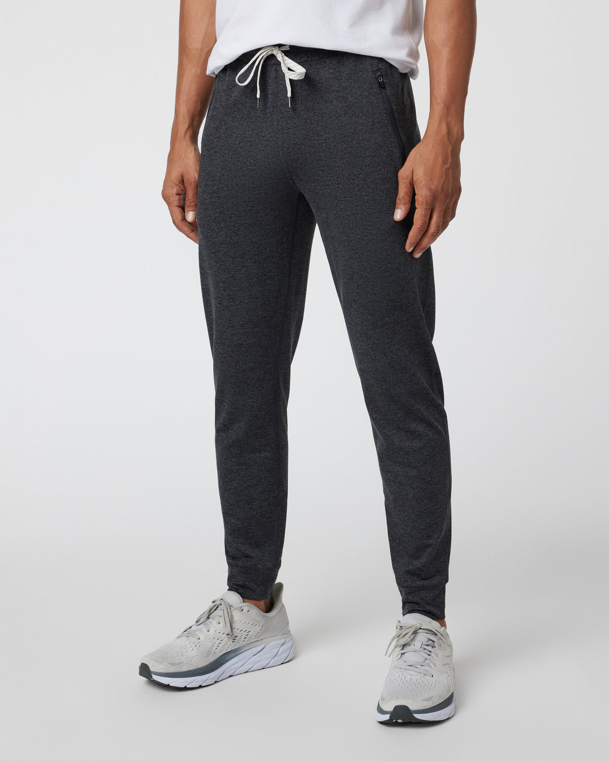 Vuori Ponto Performance Jogger Athletic Slim Fit 30" Charcoal Heather