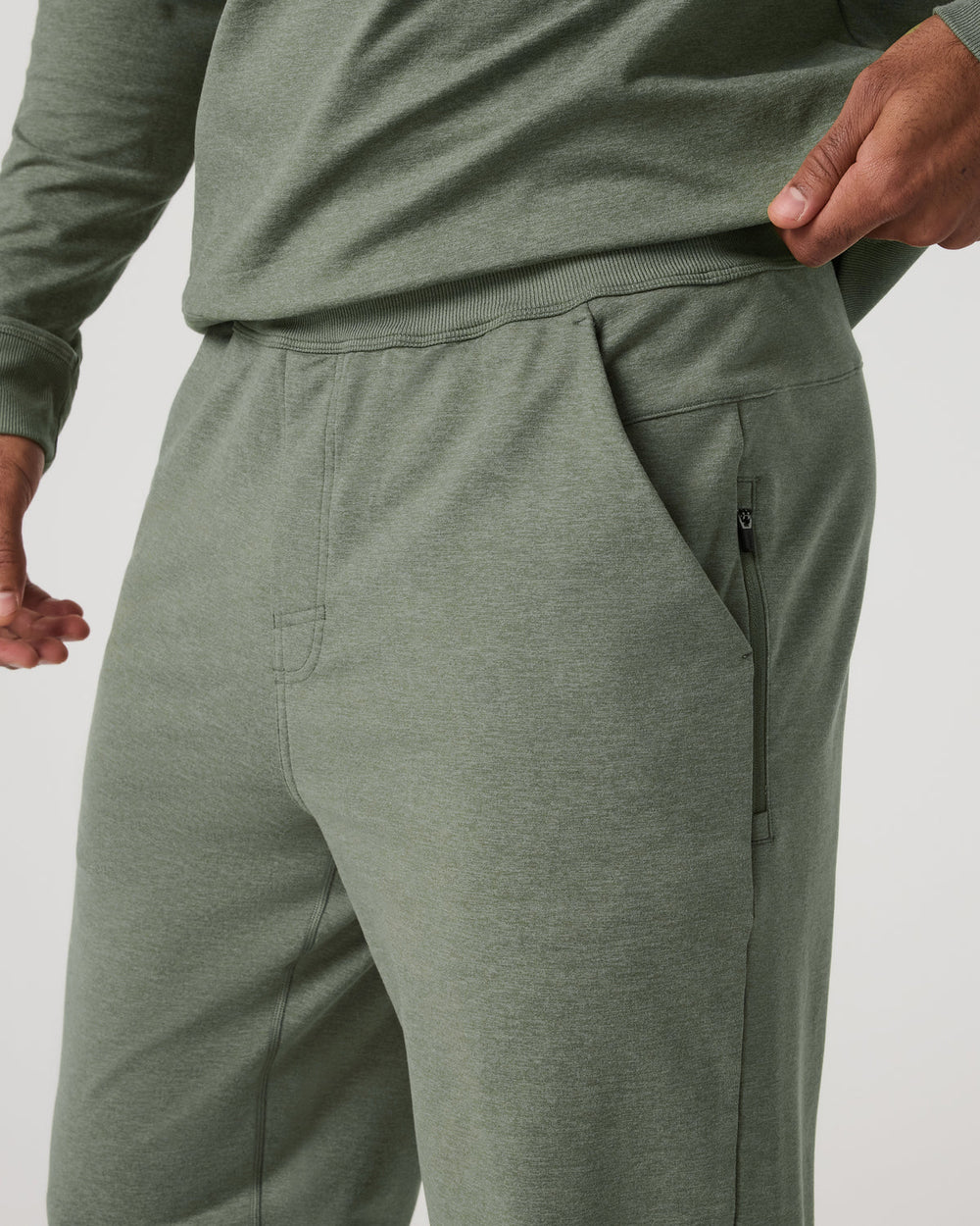 Vuori Coronado Sweatpant Men's Light Oregano Heather Pants