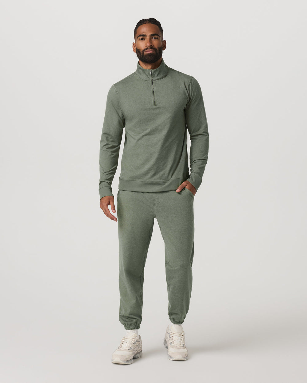Vuori Coronado Sweatpant Men's Light Oregano Heather Pants