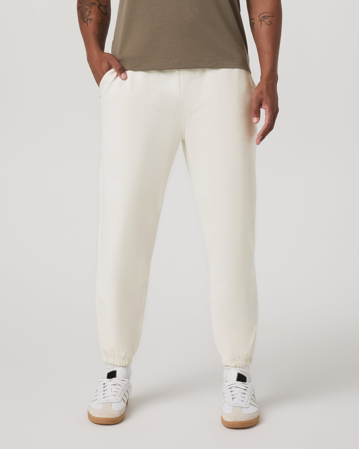 Vuori Coronado Sweatpant Men's Ivory Heather Sweatpants