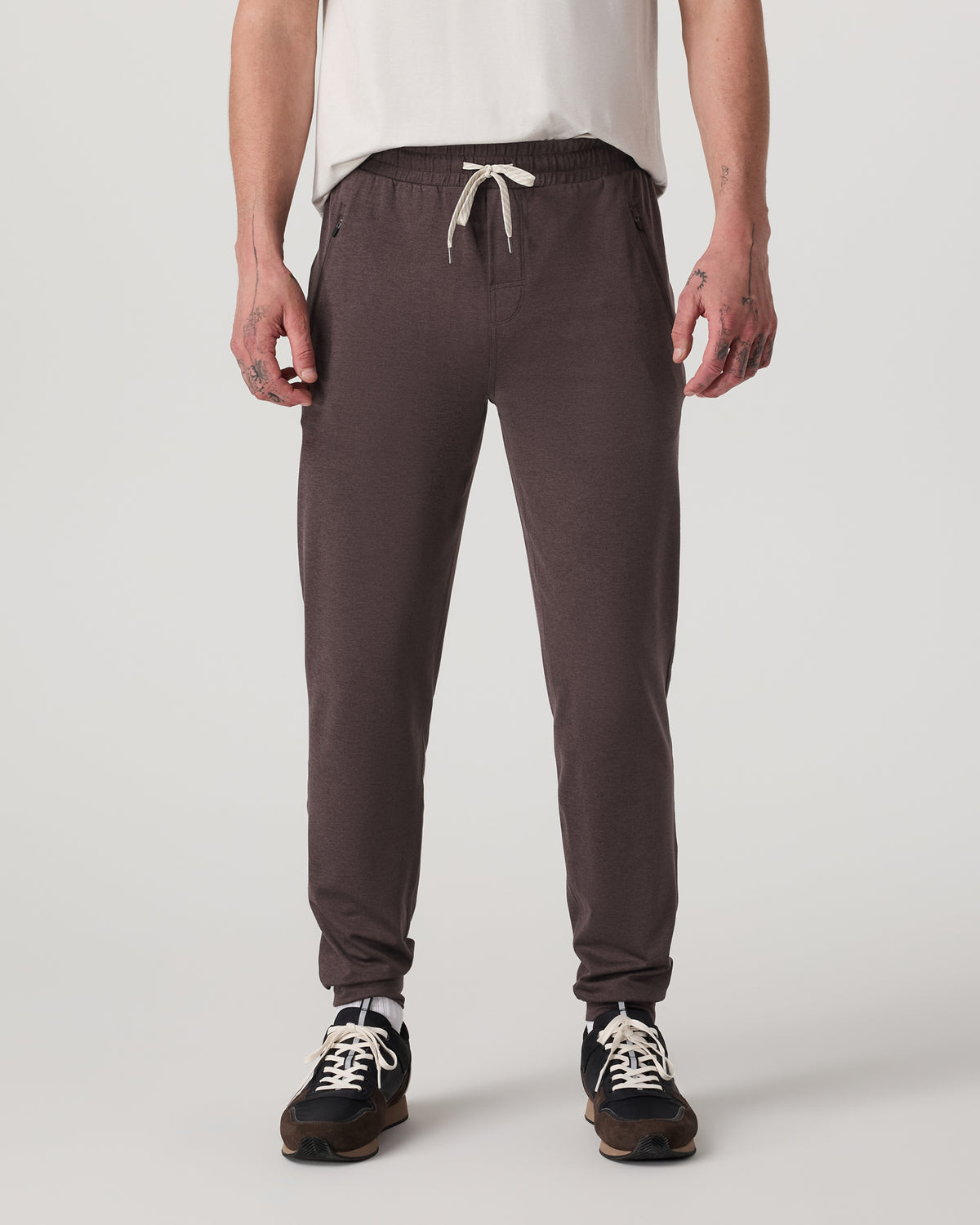 Vuori Men's Ponto Performance Jogger 30" Sangria Heather