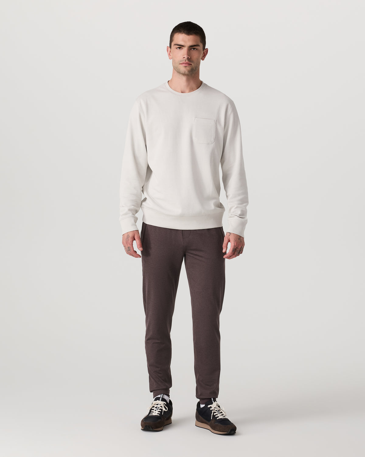 Vuori Men's Ponto Performance Jogger 30" Sangria Heather