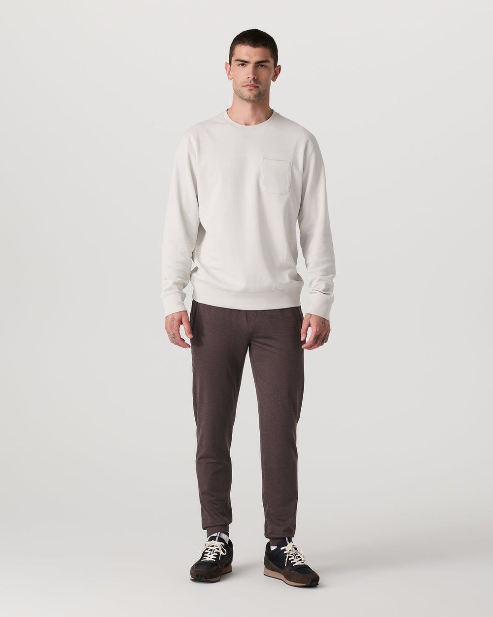 Vuori Men's Ponto Performance Jogger 30" Sangria Heather
