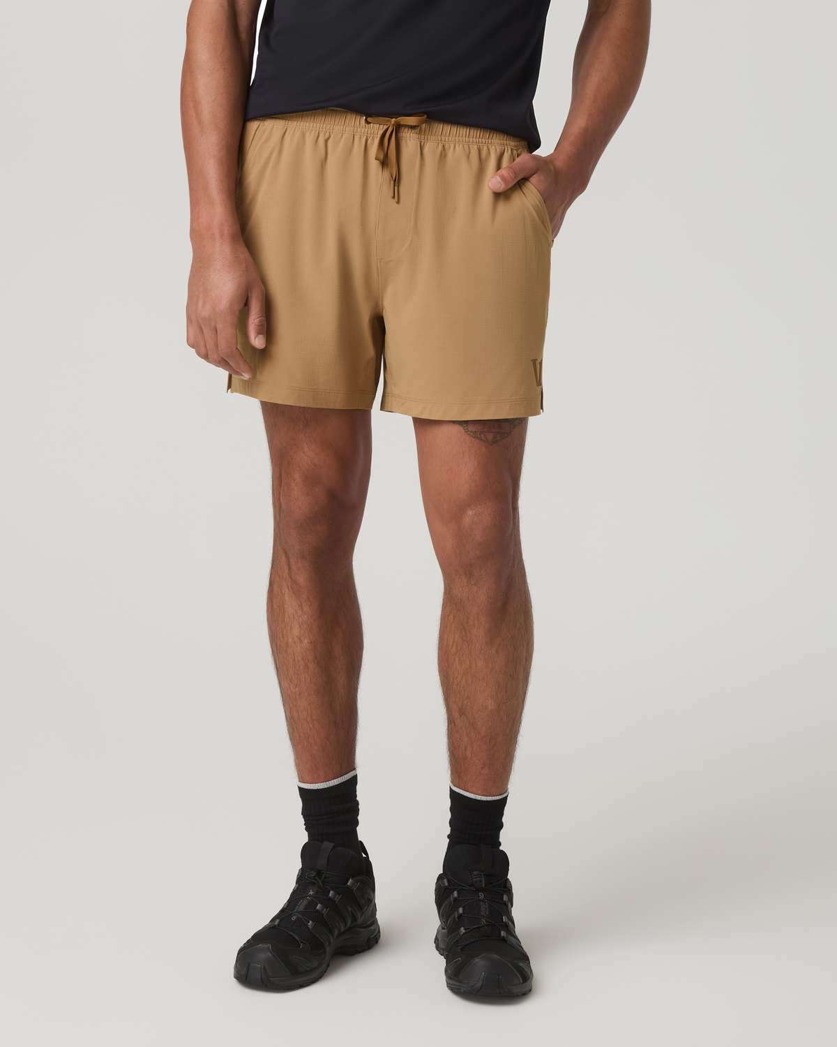 Vuori HardKore Short Lined 5" Men's Burlap Performance Shorts