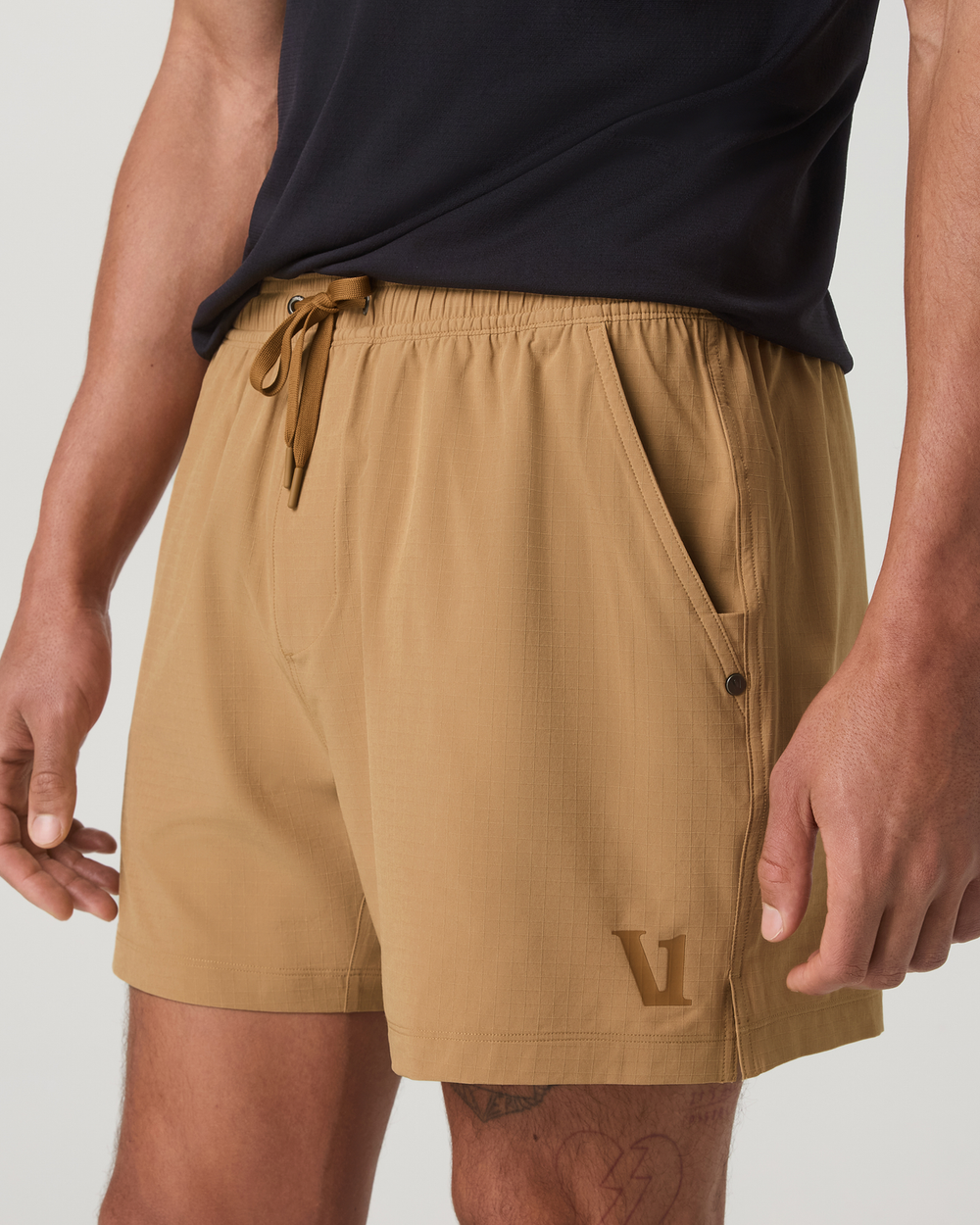 Vuori HardKore Short Lined 5" Men's Burlap Performance Shorts