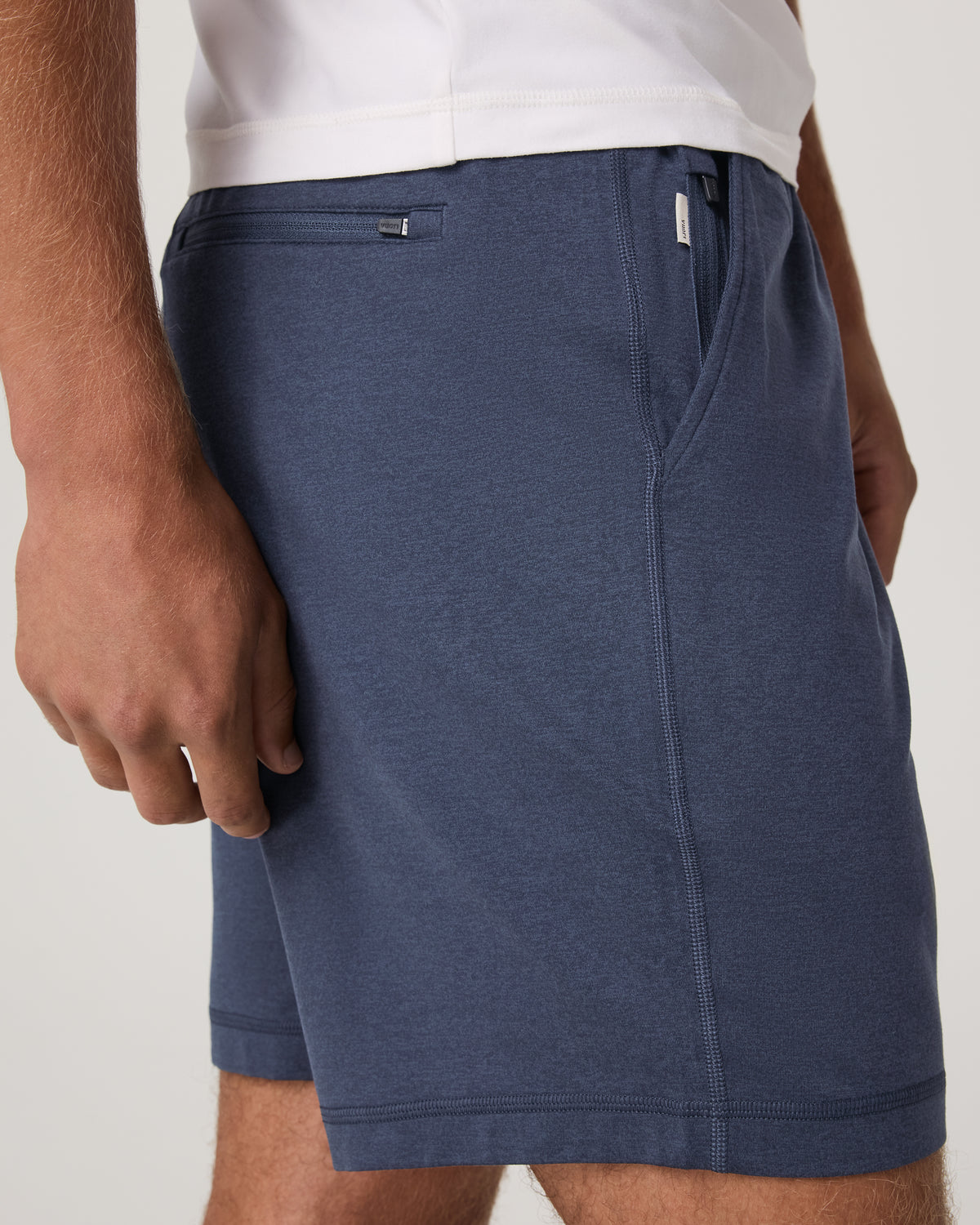 Vuori Ponto Performance Short 7" Men's Azure Heather Shorts