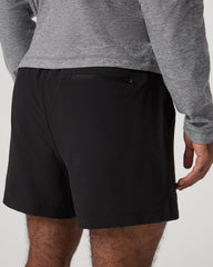 Vuori HardKore Short Lined 5" Men's Black Performance Shorts