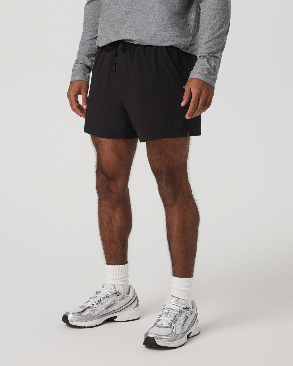Vuori HardKore Short Lined 5" Men's Black Performance Shorts