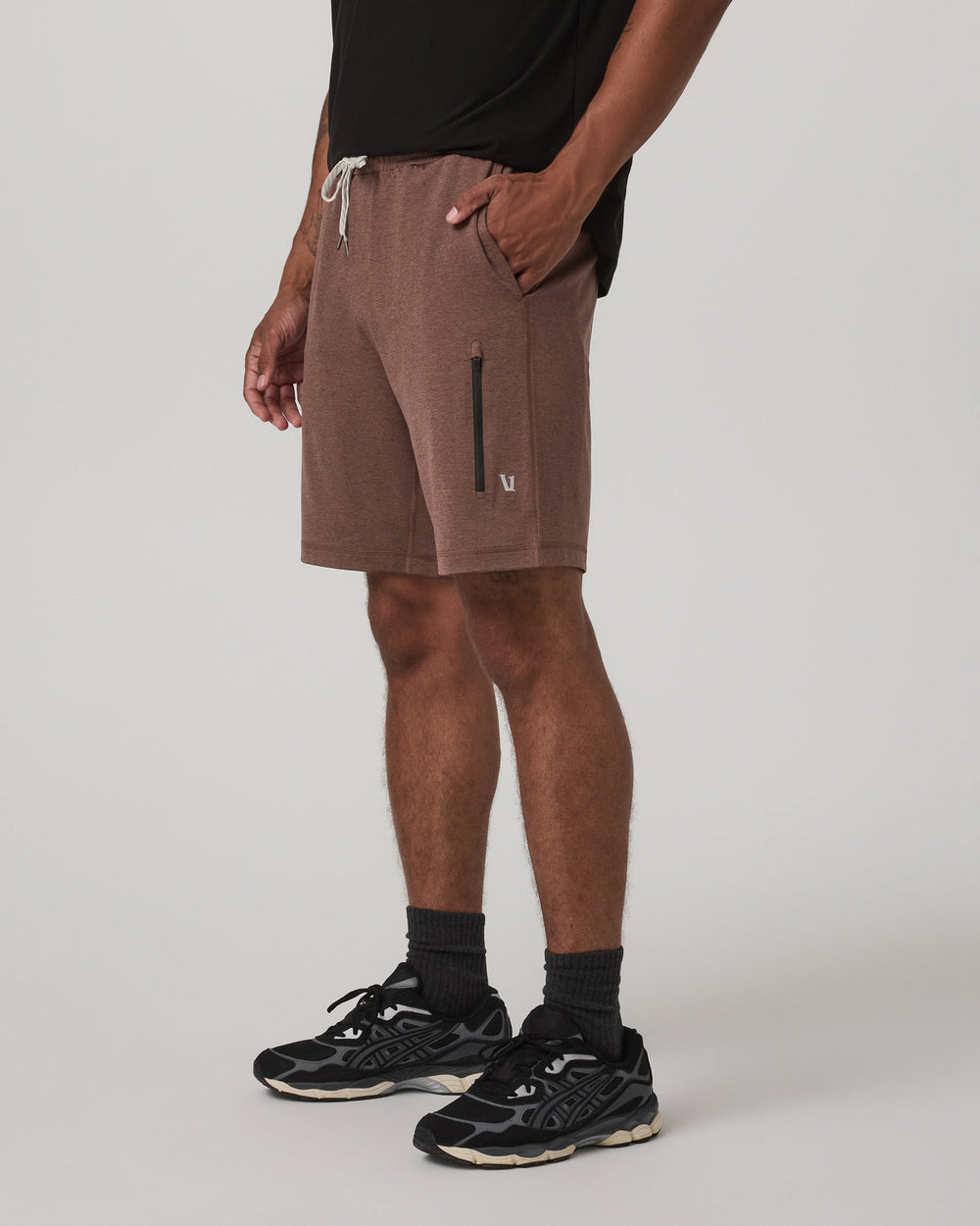 Vuori Sunday Performance Short 8" Men's Sable Heather Shorts