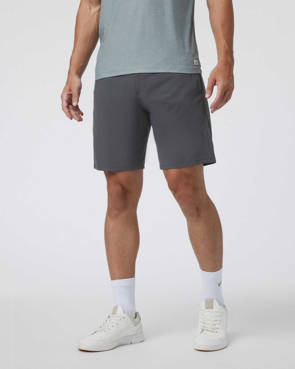 Vuori Aim Short Charcoal Men's Tailored Shorts Clothing