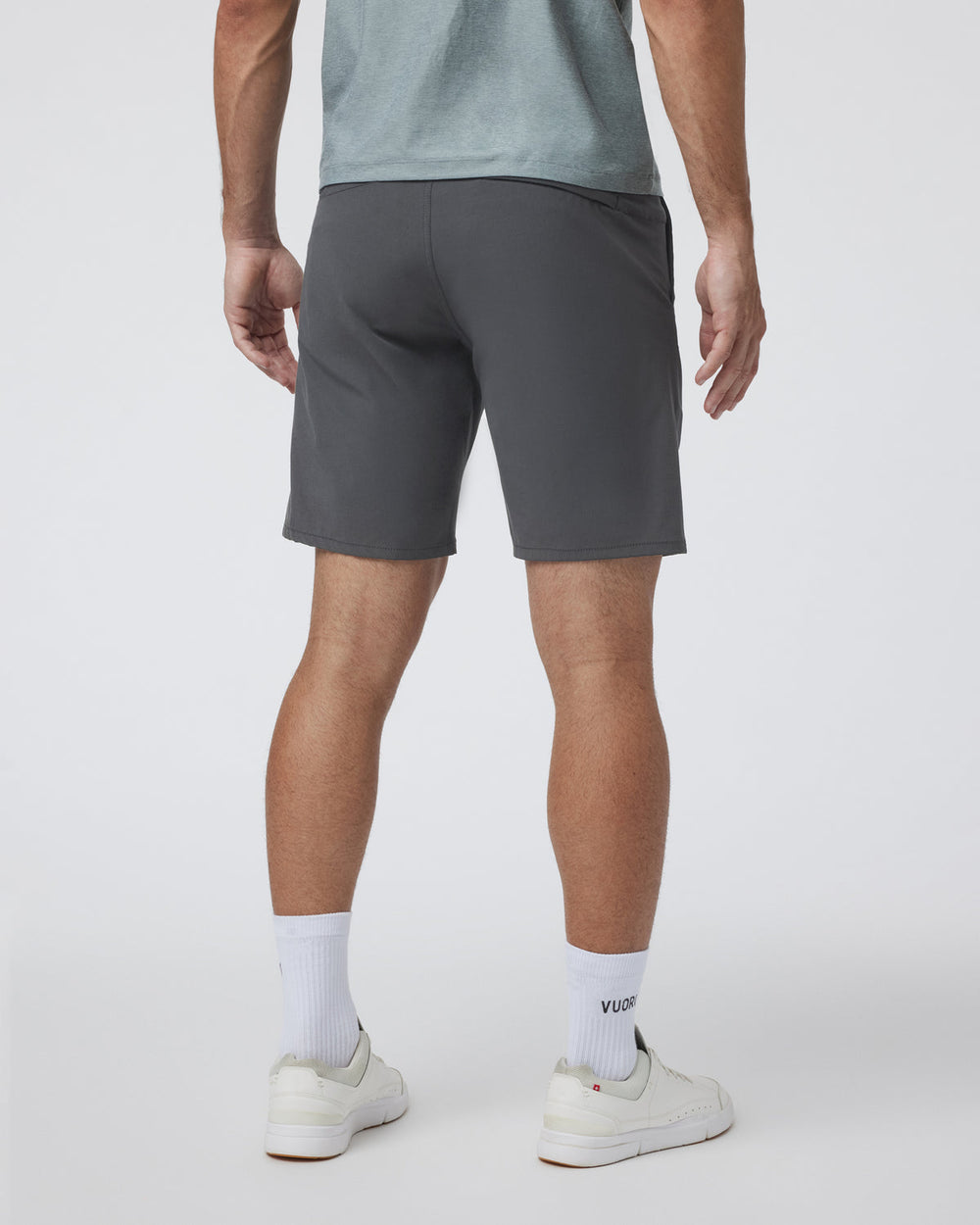 Vuori Aim Short Charcoal Men's Tailored Shorts Clothing