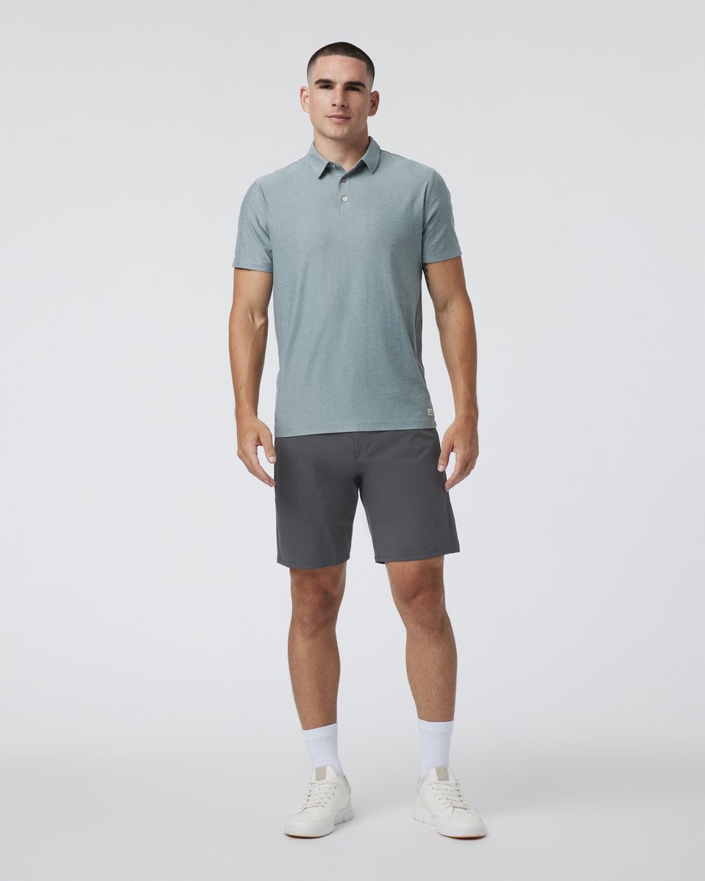 Vuori Aim Short Charcoal Men's Tailored Shorts Clothing