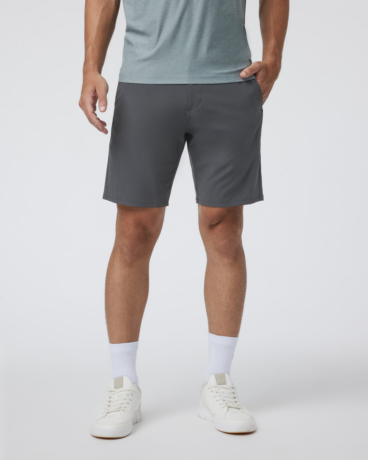 Vuori Aim Short Charcoal Men's Tailored Shorts Clothing