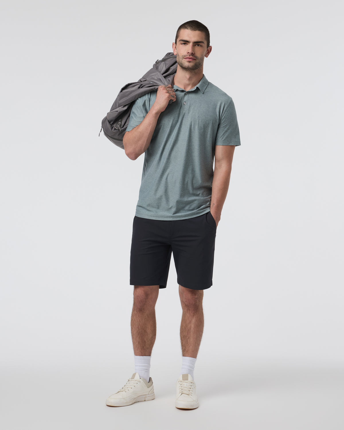 Vuori Meta Short 8" Black Chino Shorts