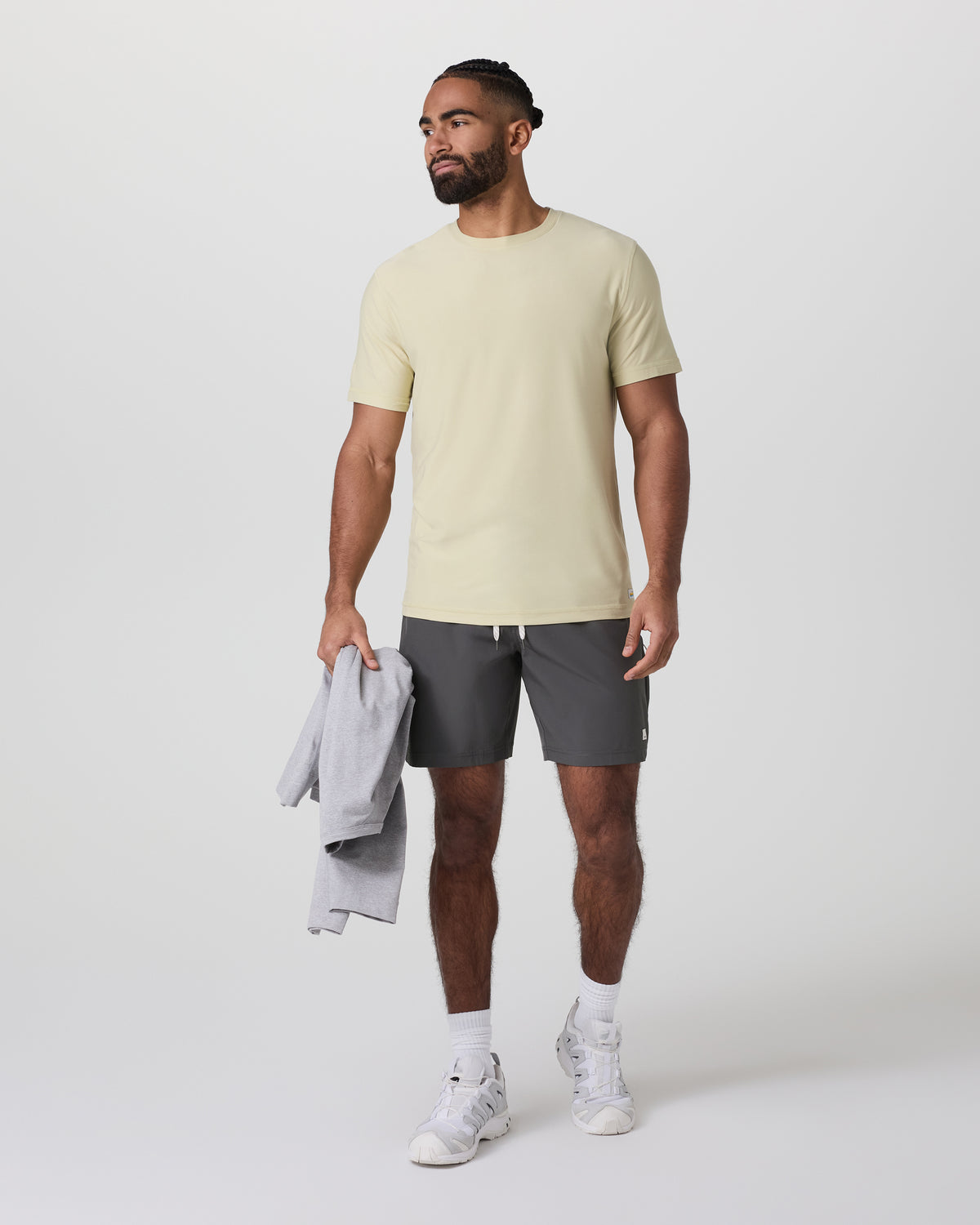Vuori Banks Session Short 7" Dark Pewter