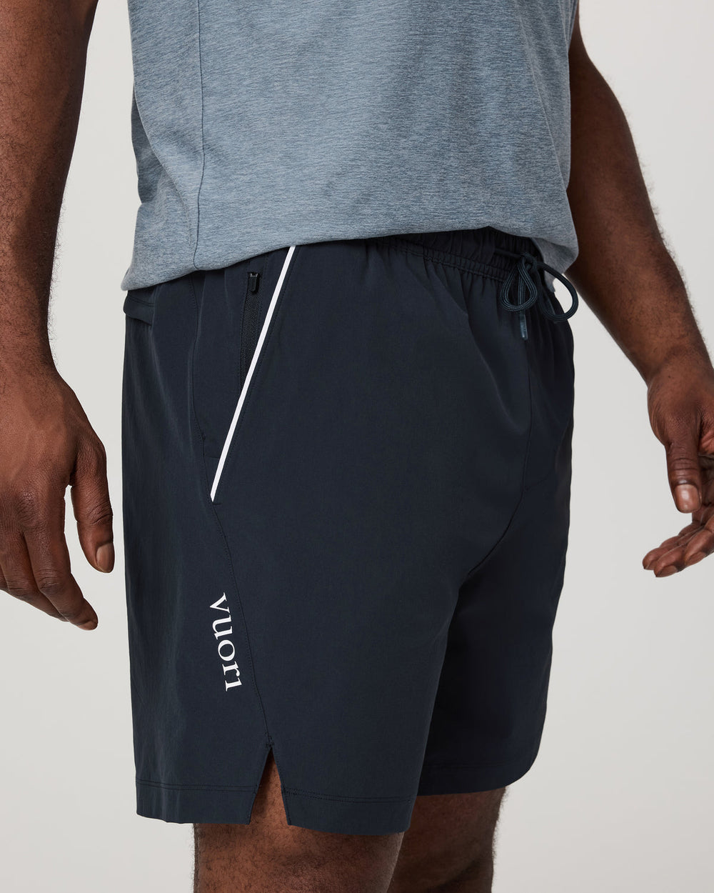 Vuori Crosscourt Short Unlined 7" Men's Navy Tennis Shorts