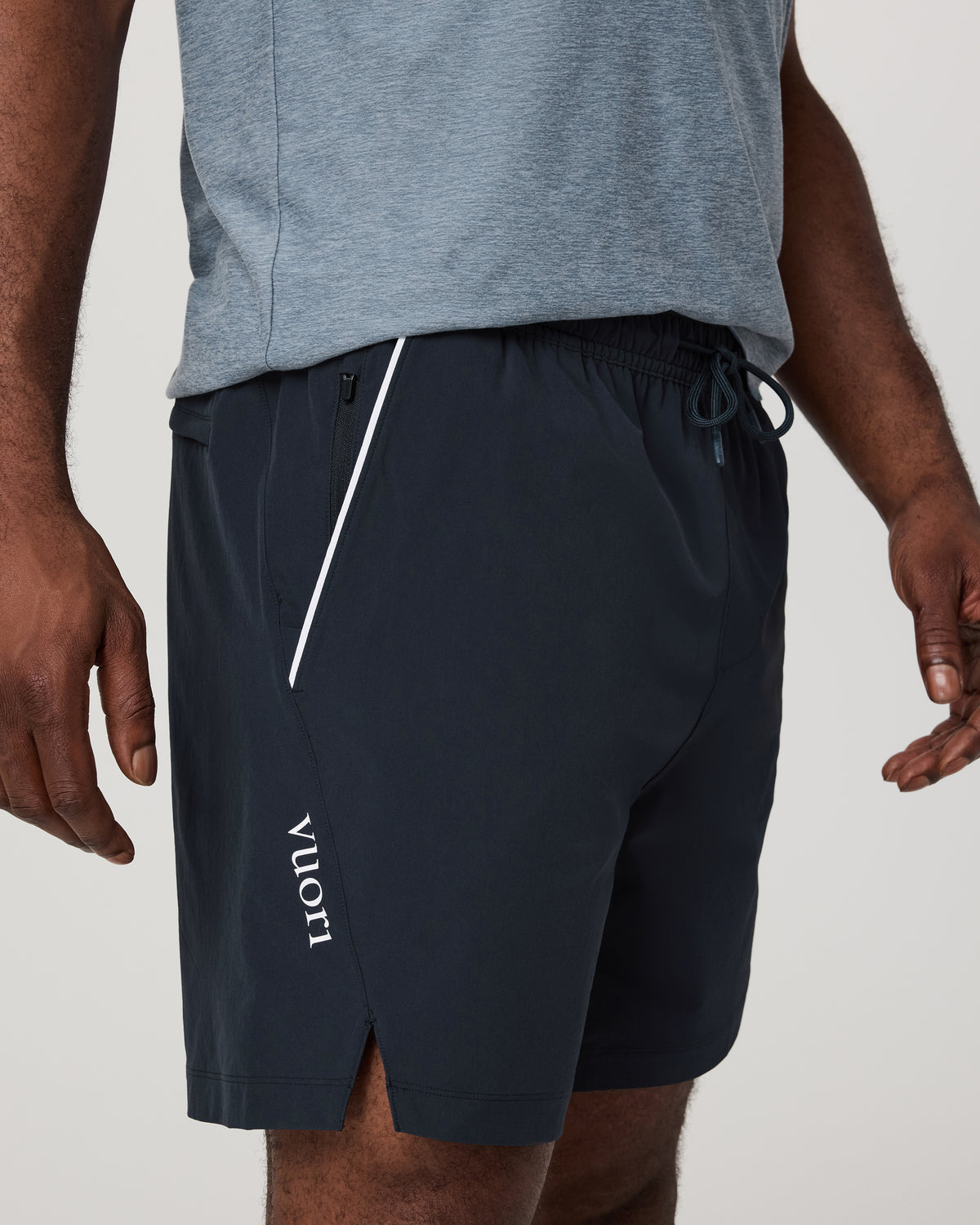 Vuori Crosscourt Short Unlined 7" Men's Navy Tennis Shorts