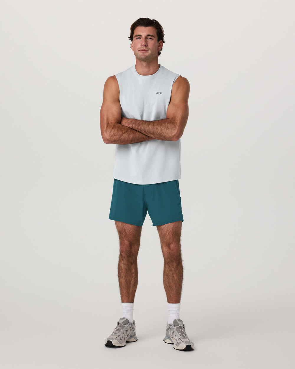 Vuori Qualify Short Lined 5" Men's Deep Sea Training Shorts