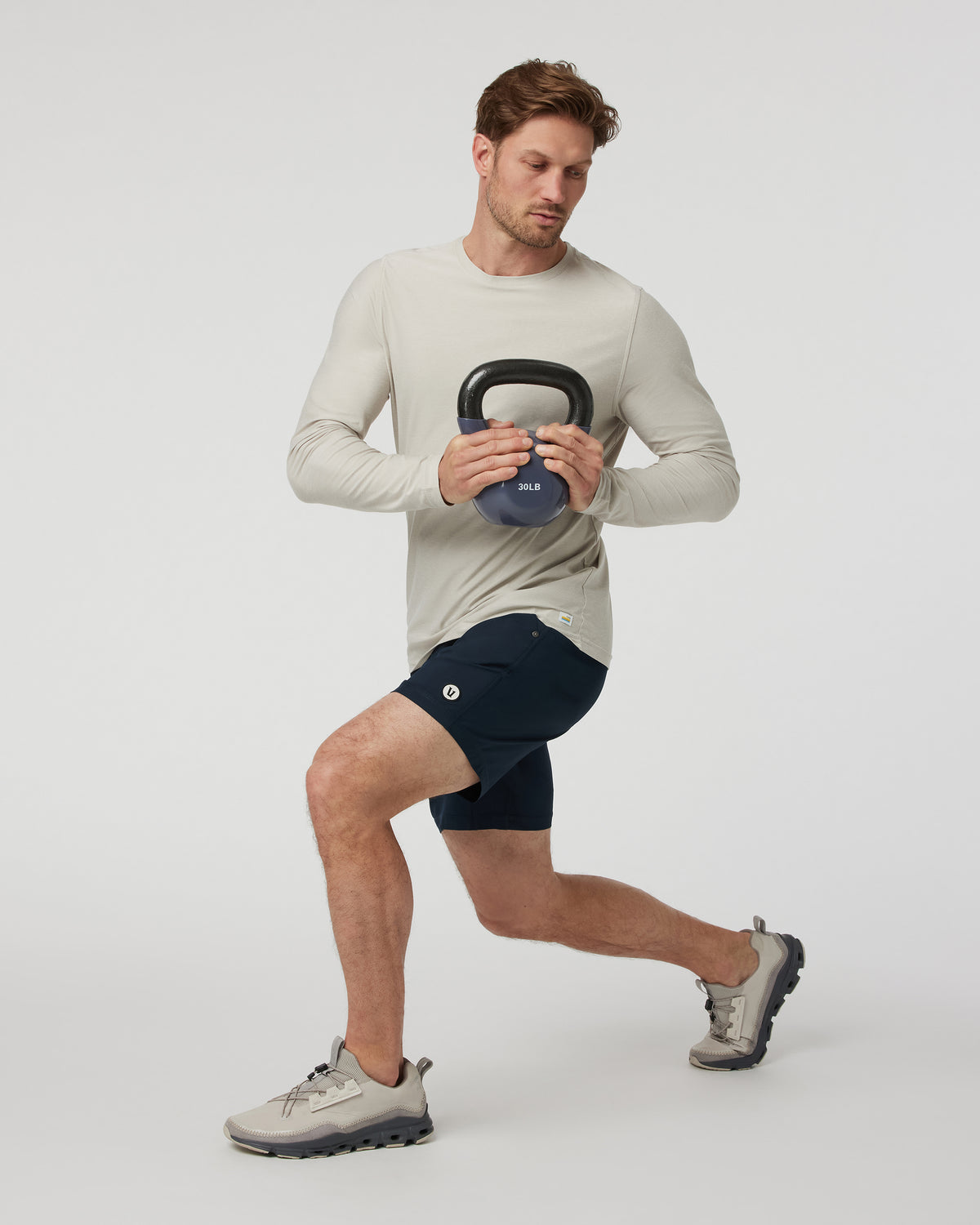Vuori Kore Short Unlined 7" Ink Unlined Athletic Shorts