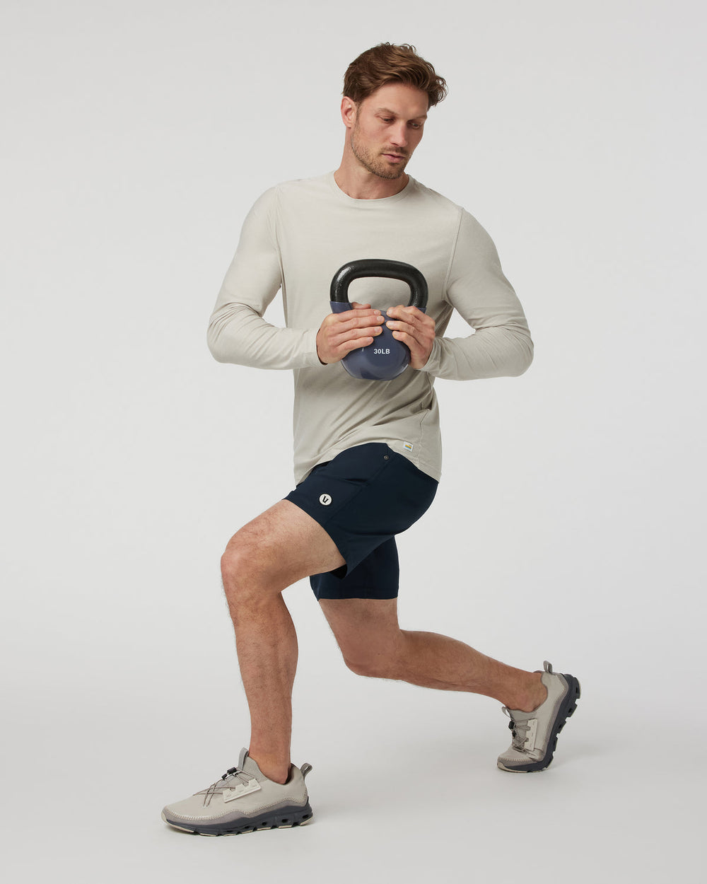 Vuori Kore Short Unlined 7" Ink Unlined Athletic Shorts