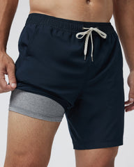 Vuori Kore Short Lined 7" Men's Ink Athletic Shorts