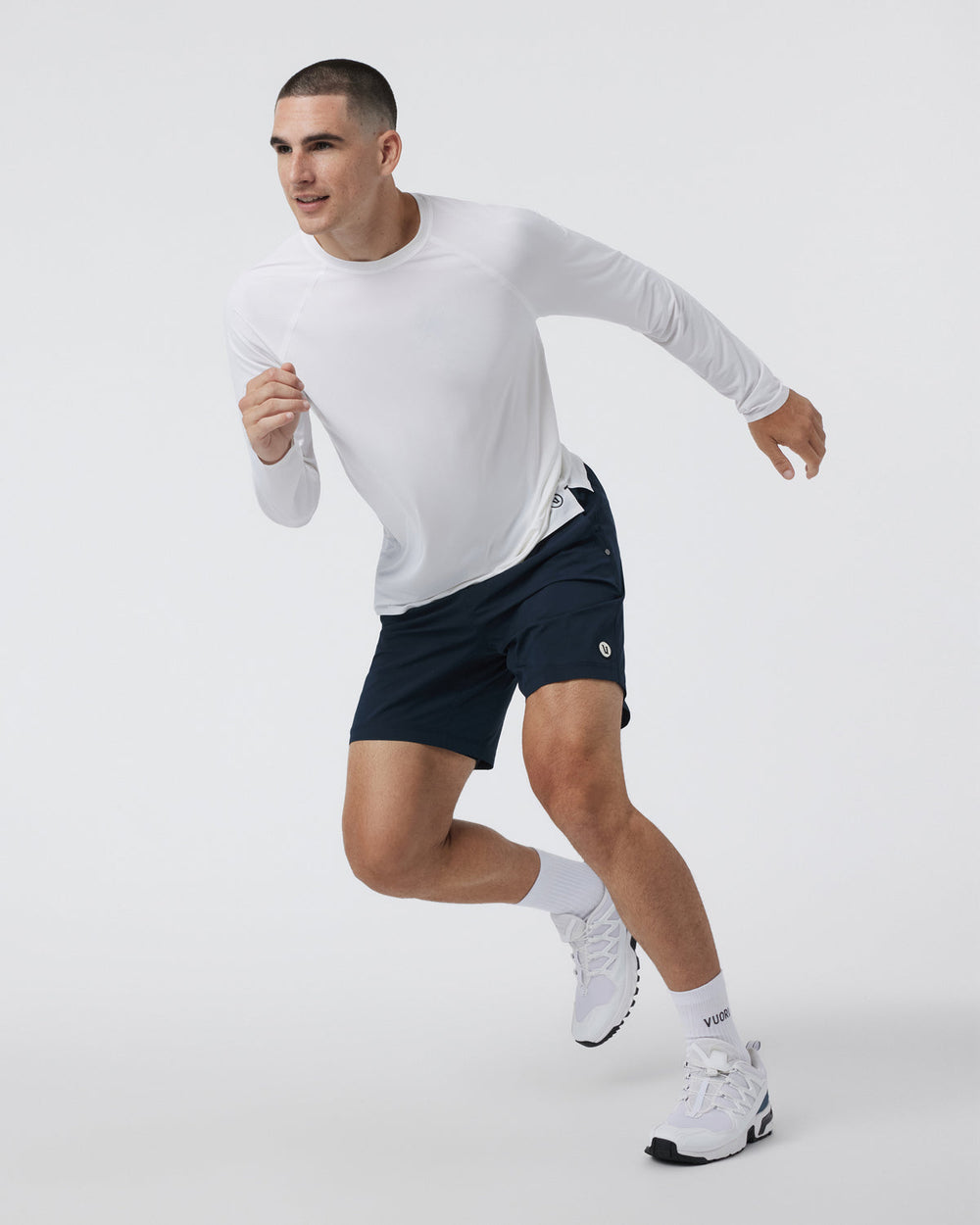 Vuori Kore Short Lined 7" Men's Ink Athletic Shorts