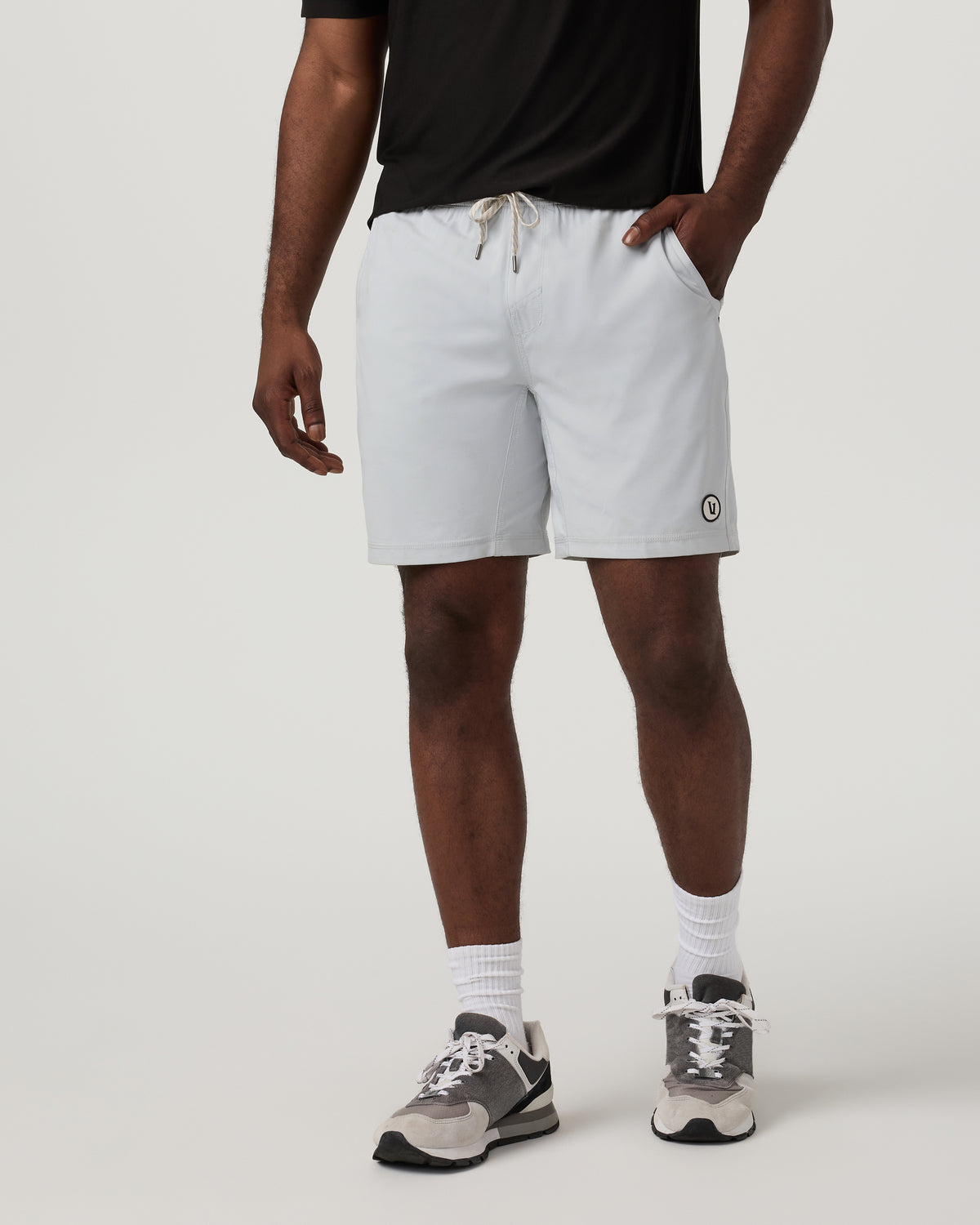 Vuori Kore Short Lined 7" Men's Sky Grey Athletic Shorts
