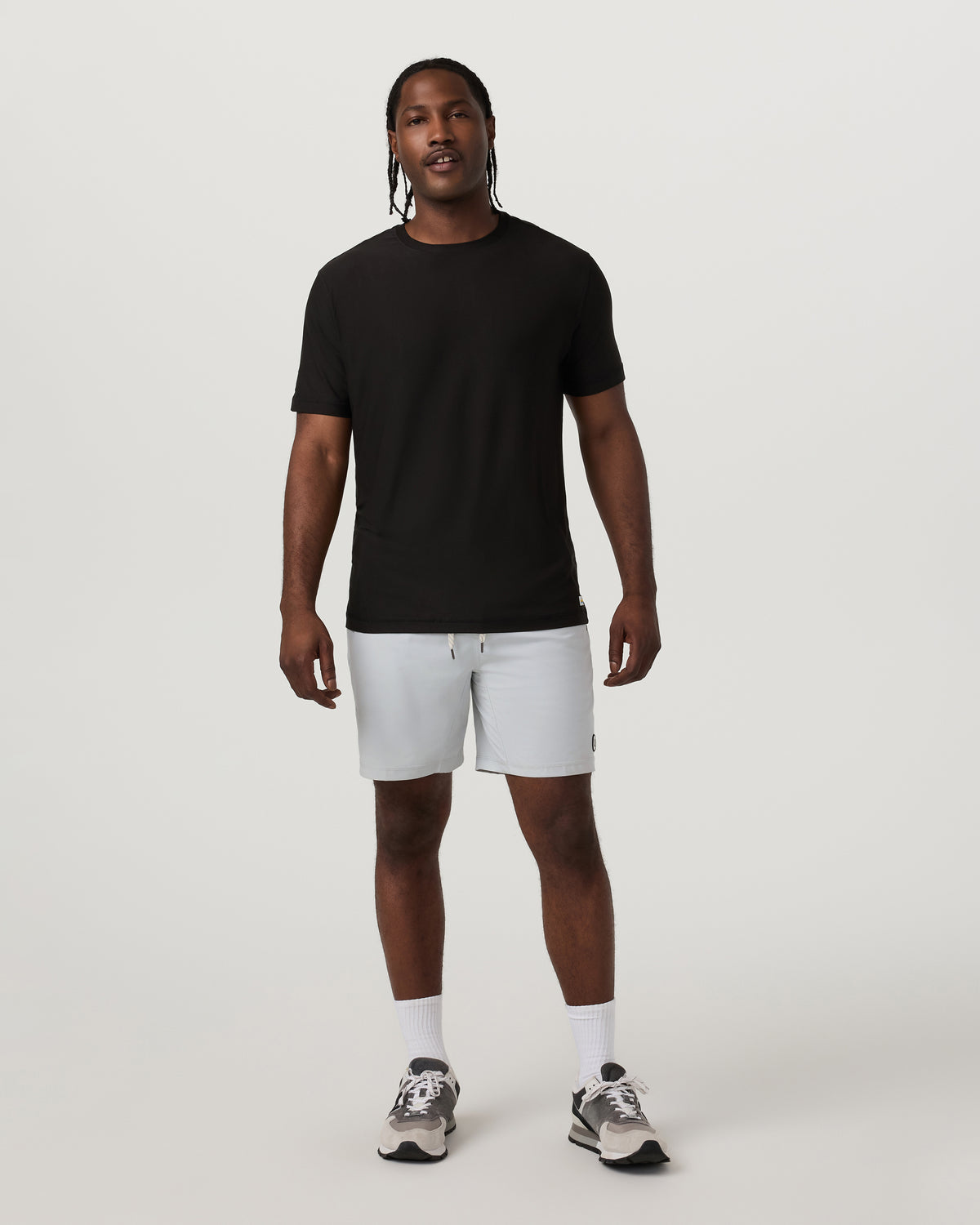 Vuori Kore Short Lined 7" Men's Sky Grey Athletic Shorts