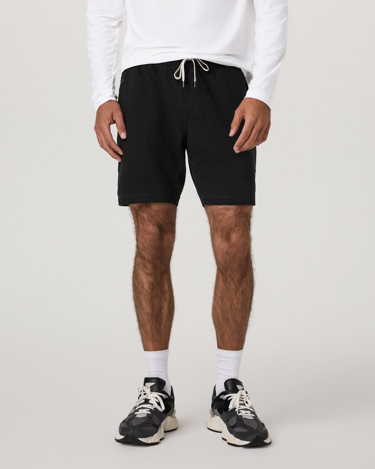 Vuori Ponto Performance Short 7" Black Heather